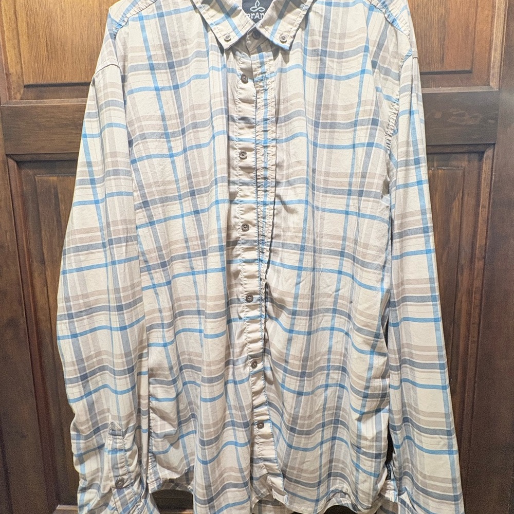 Prana Men’s Plaid Shirt